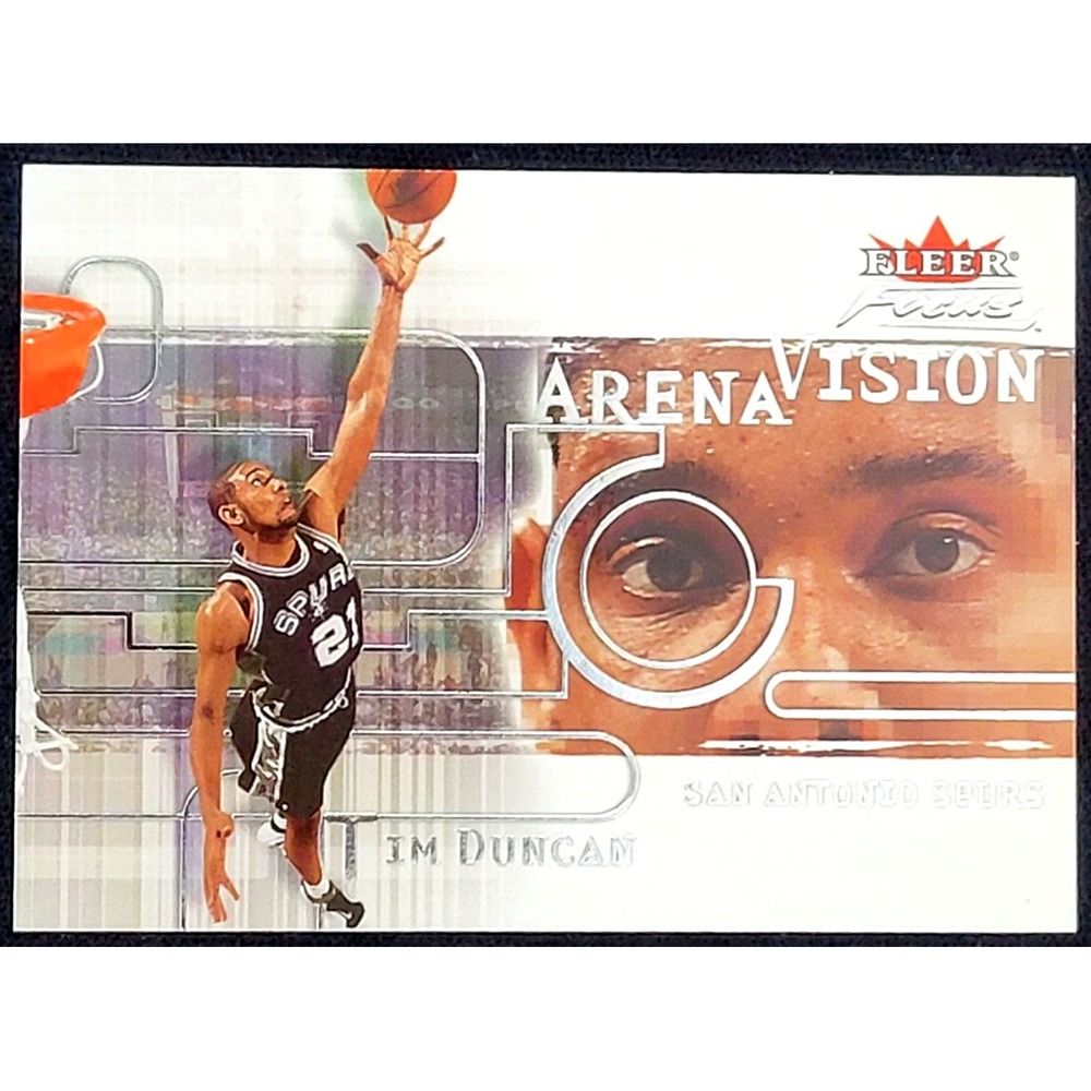 2000-01 FLEER FOCUS TIM DUNCAN ARENA VISION